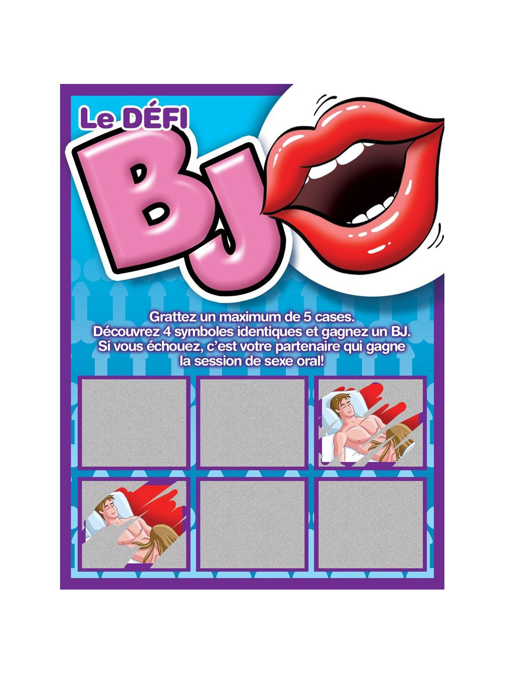 Jeu à gratter "Le Défi BJ"