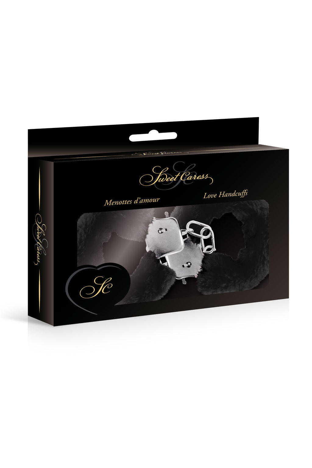 Menottes fourrure noires