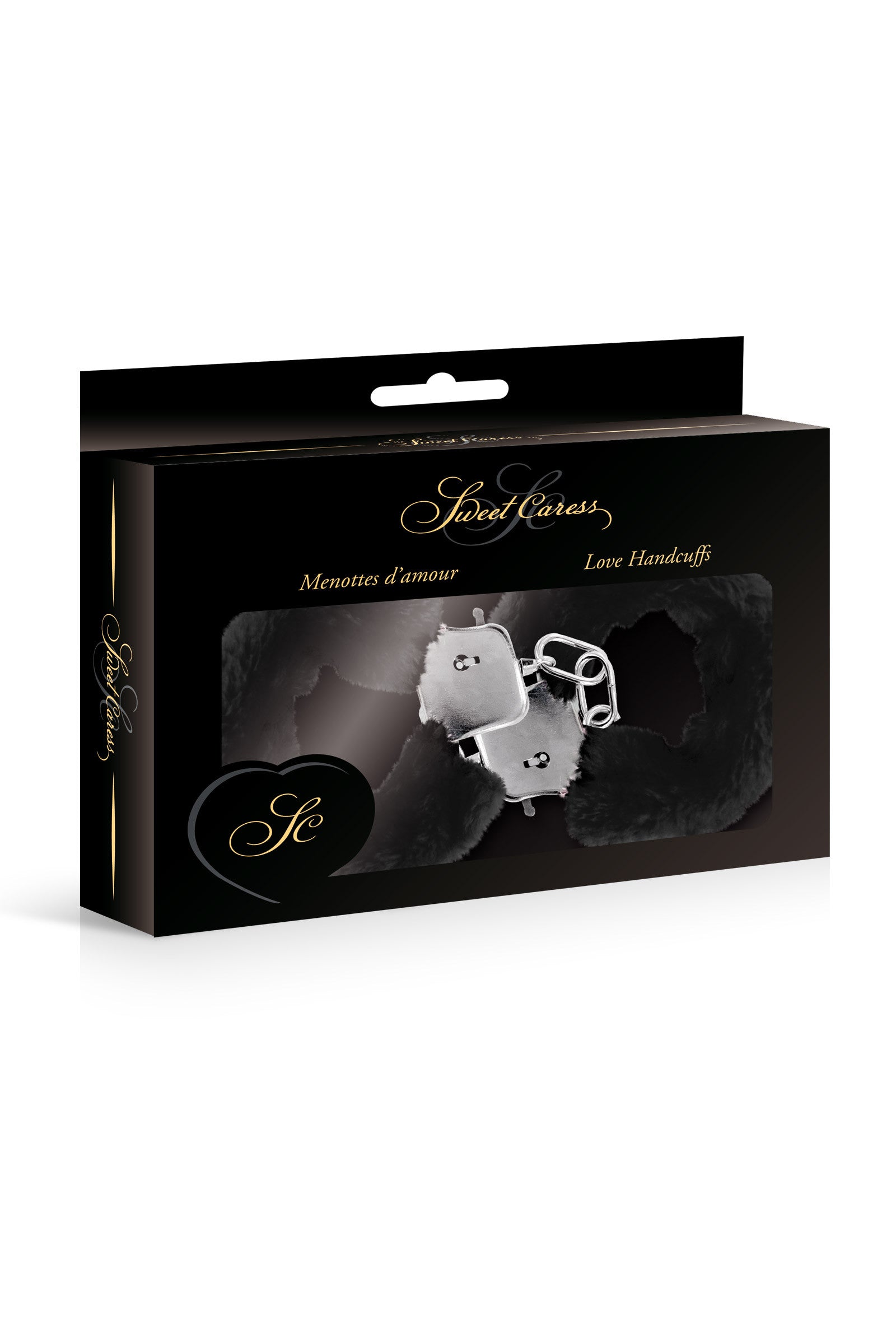 Menottes fourrure noires